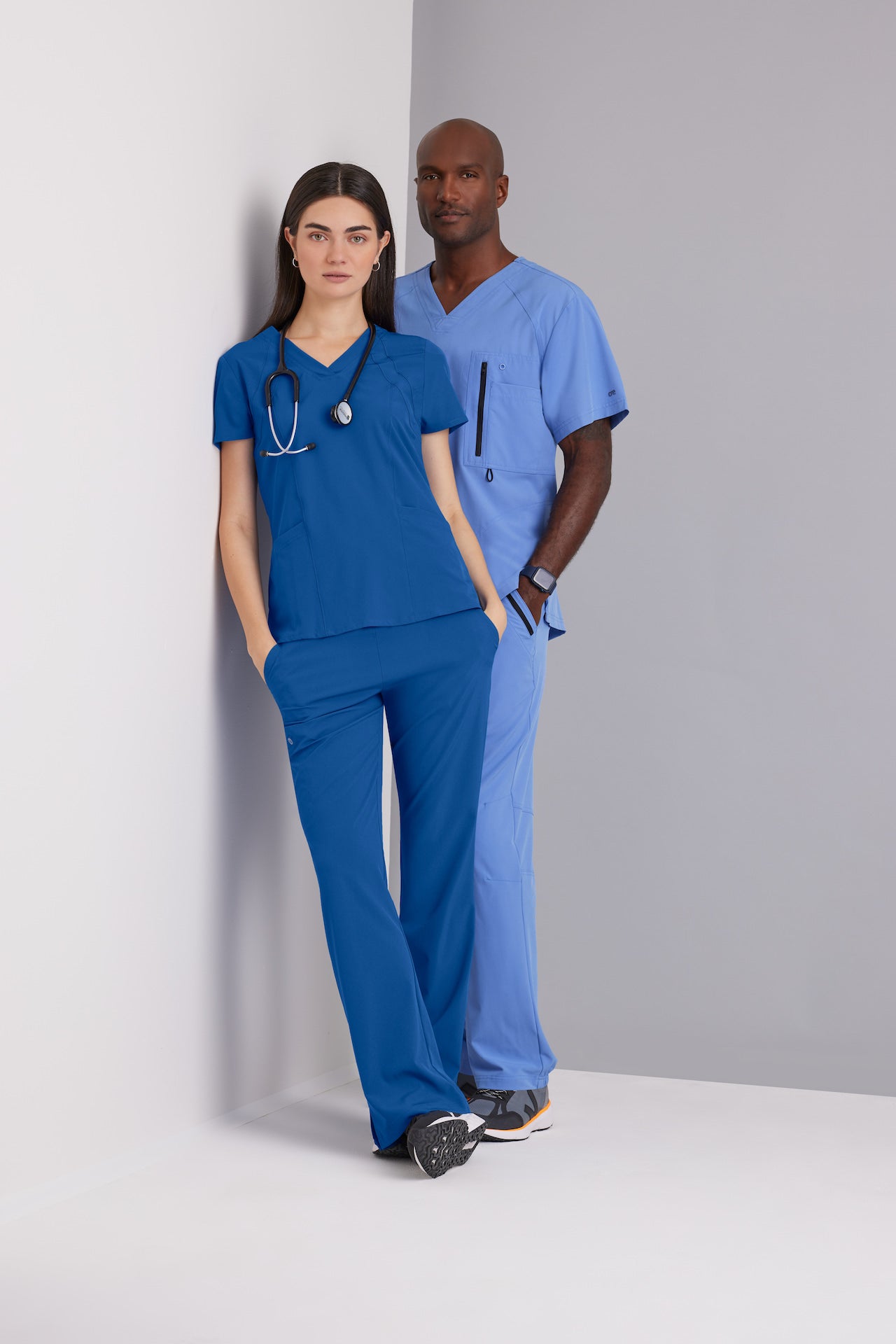 5206 - Barco One Stride Pant-5 Pocket Mid-Rise Fit & Flare Women's Petite