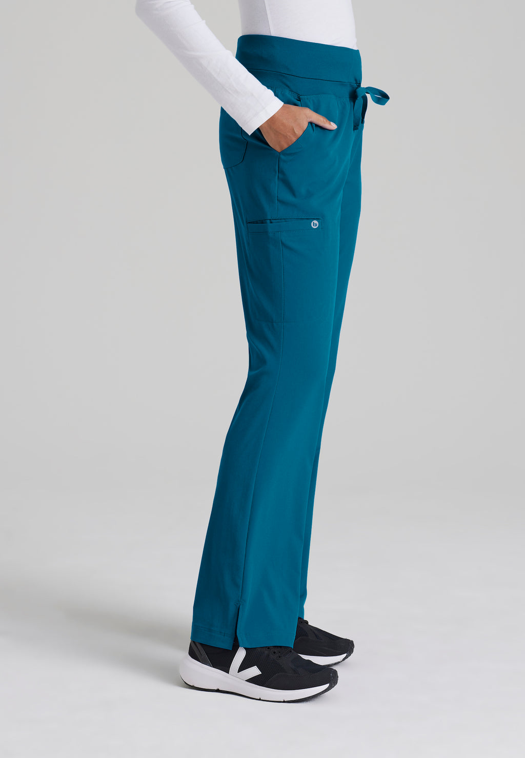 5206 - Barco One Stride Pant-5 Pocket Mid-Rise Fit & Flare Women's Plus and Tall