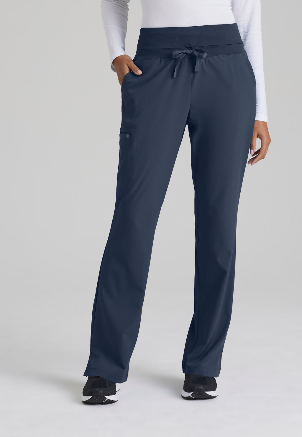 5206 - Barco One Stride Pant-5 Pocket Mid-Rise Fit & Flare Women's Petite