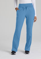5206 - Barco One Stride Pant-5 Pocket Mid-Rise Fit & Flare Women's Petite