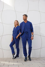 GRST079 - Men's Chest Pocket V-Neck Scrub Top