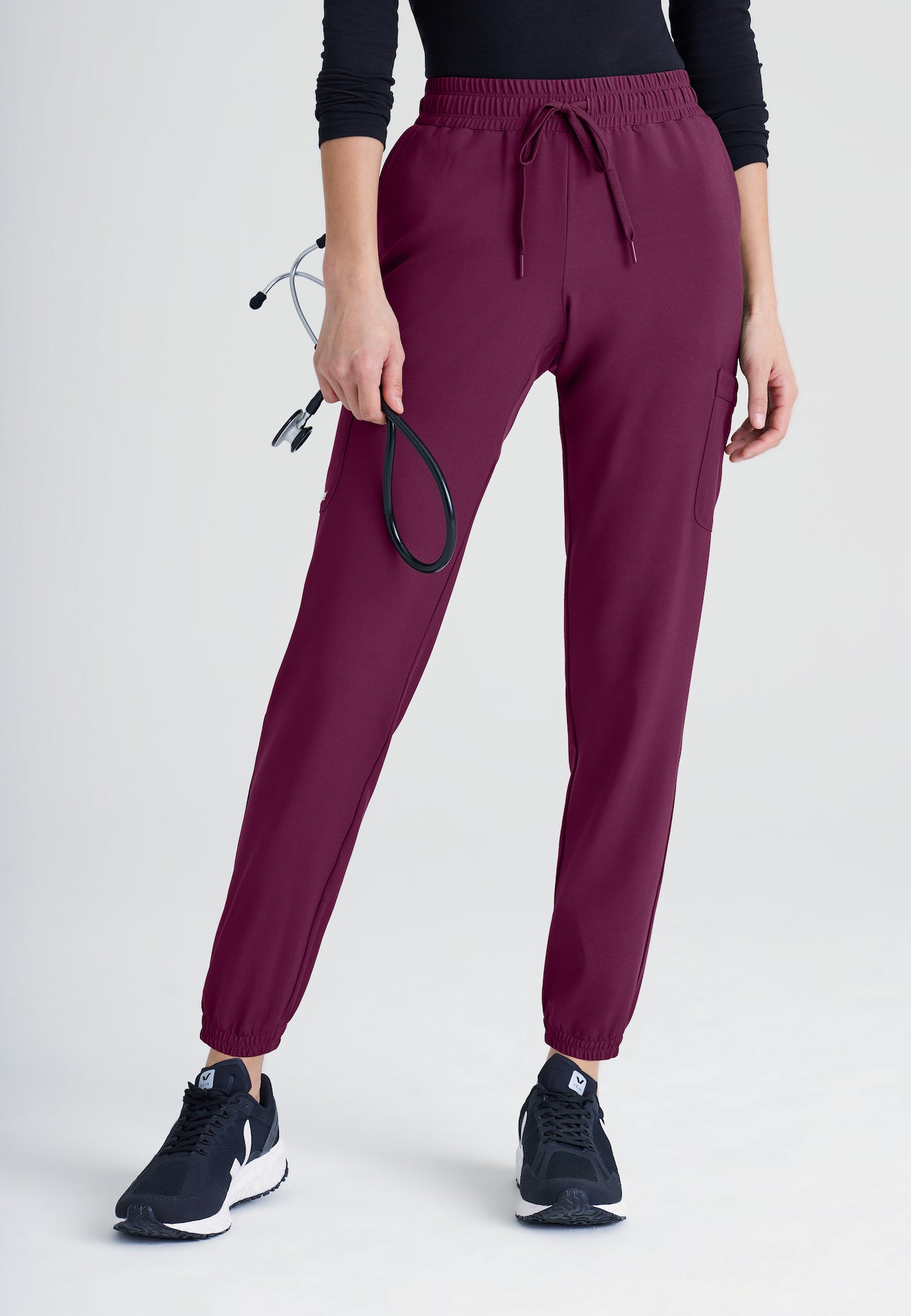 GSSP625 - Grey's Anatomy Evolve 6 Pocket Double Cargo Pant Petite