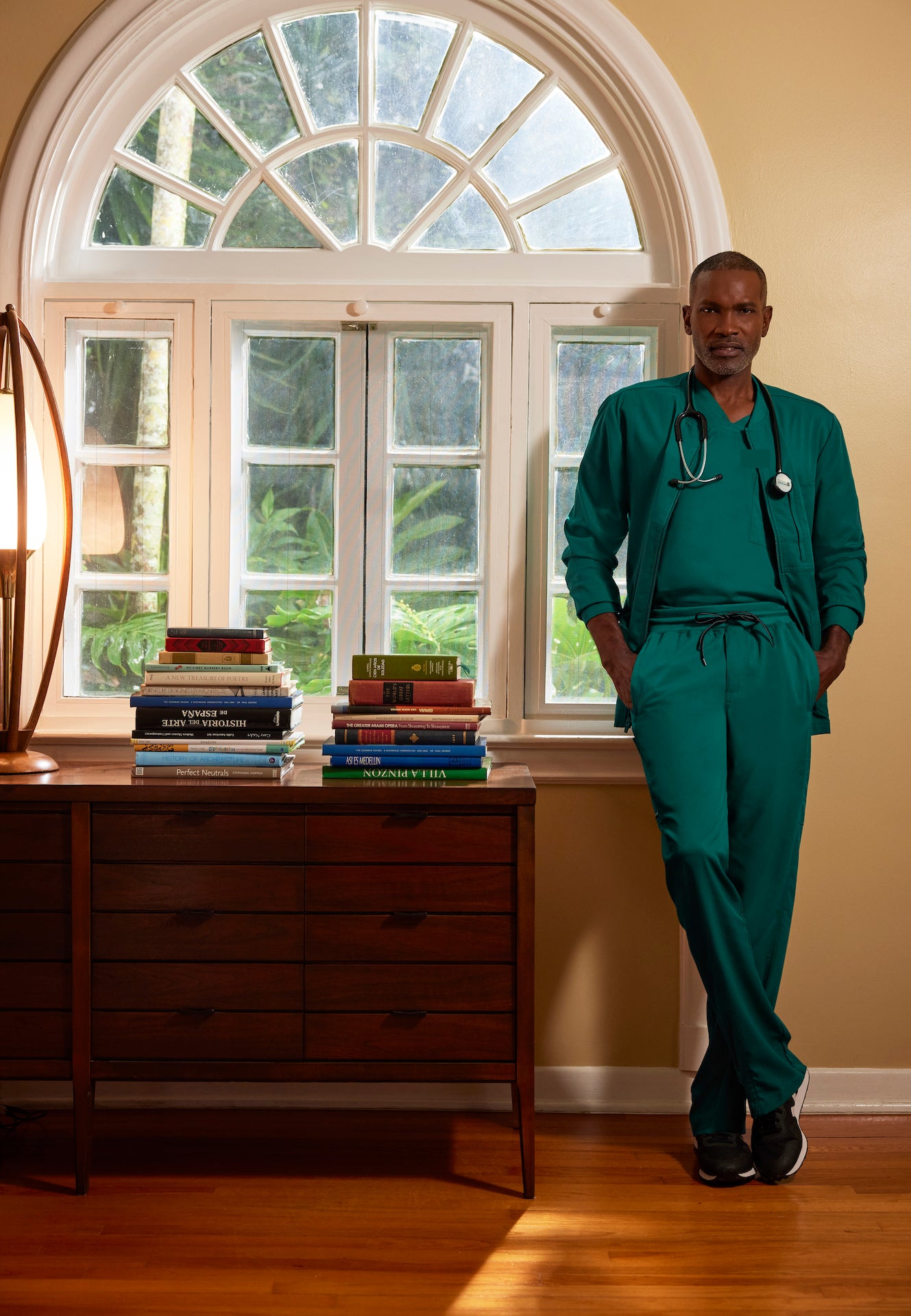 GRSP617 - Grey's Anatomy Spandex Stretch Men's 6 Pocket Straight Pant