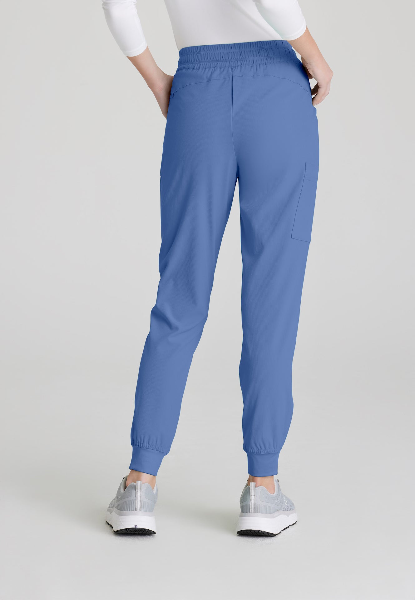 SKP552 - Women's Mid Rise Jogger Scrub Pants Plus and Tall