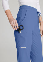 SKP552 - Women's Mid Rise Jogger Scrub Pants Plus and Tall