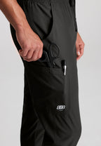 SKP572 - Men's Jogger Scrub Pant with Drawstring Elastic Waistband and Cargo Pocket
