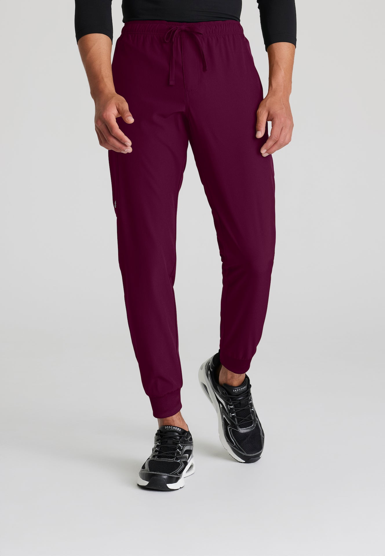 SKP572 - Men's Jogger Scrub Pant with Drawstring Elastic Waistband and Cargo Pocket