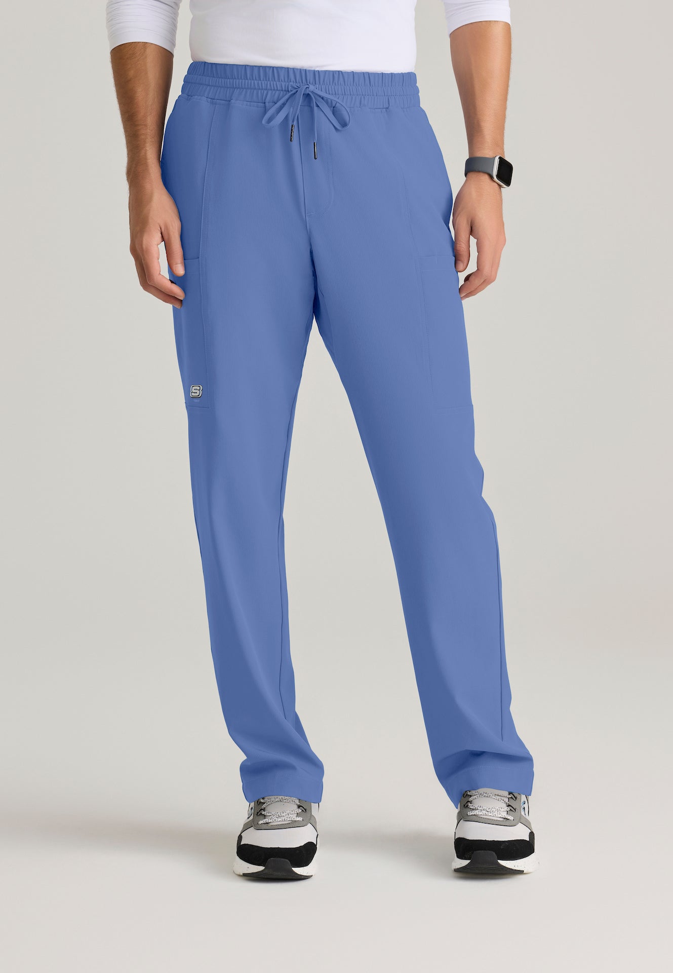 SKP718 - Skechers by Barco Men's 5 Pocket Elastic Waistband Straight Leg Pant