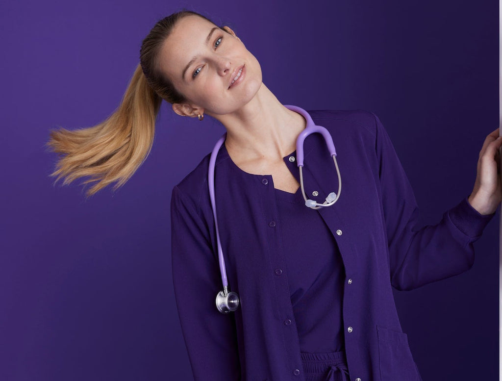 SKT147 - Skechers Women's Single Pocket V-Neck Tuck In Top