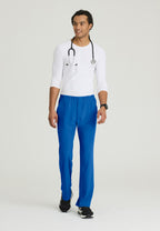 SK0215 - Men's Cargo Scrub Pant with Drawstring Elastic Waistband Big and Tall