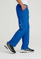 SK0215 - Men's Cargo Scrub Pant with Drawstring Elastic Waistband Short