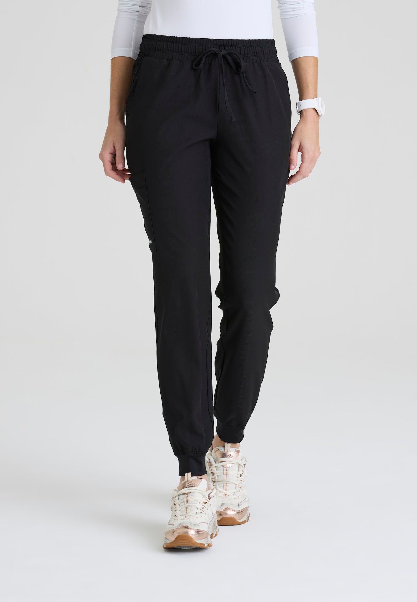 SKP552 - Women's Mid Rise Jogger Scrub Pants Petite