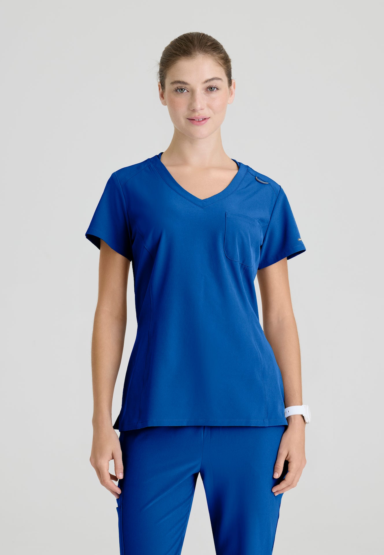 SKT147 - Skechers Women's Single Pocket V-Neck Tuck In Top